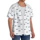 thumbnail image 2 of Fotbe Cute Shark Camisa Estampada de Manga Corta para Hombre, Casual de Verano, Estilo Playero, Sin Arrugas-Large, 2 of 5