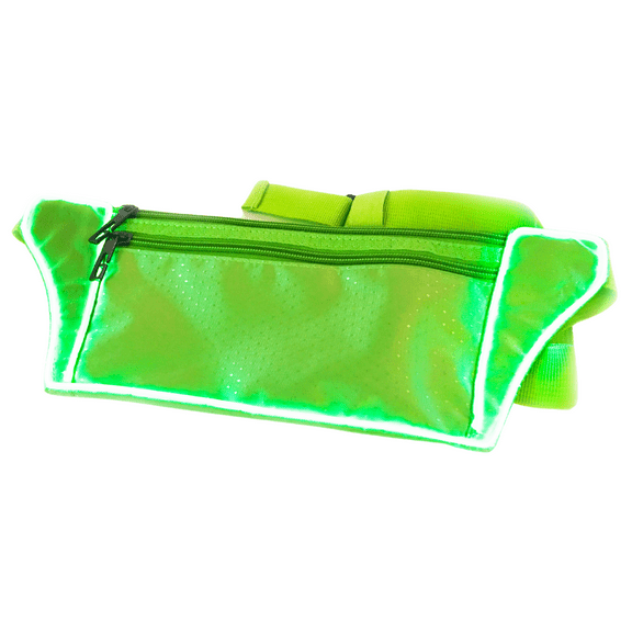 Light Up Green Fanny Pack