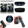 thumbnail image 6 of KUIFORTI Butterfly Blue Car Seat Cover Set Elastic Fabrics Set 15 Pcs Car Accessories Full Set for Women Men Easy to Install Durable Breathable Universal fit for SUV,Van,Saden,Truck, 6 of 7