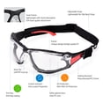 thumbnail image 2 of SAFEYEAR Anti Fog Clear Safety Glasses For Work,With Scratch Resistant,UV 400,Impact Resistant.ANSI Z87.1 Tested Protective Goggles- For DIY, Lab Chemistry, Cycling Sports Glasses (Three Colors), 2 of 8