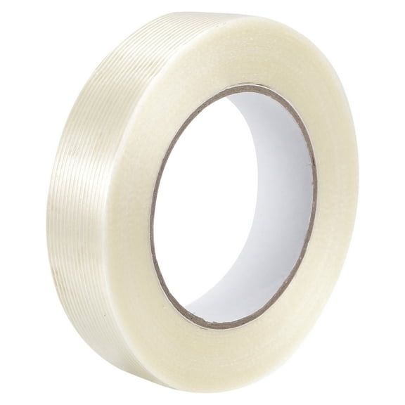 Uxcell 1 Inch x 55 Yards 5.3 Mil Filament Strapping Tape Reinforced Packing Tape