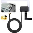 thumbnail image 1 of DAB Car Aerial Digital Radio DAB+ Aerial Antenna Replacement SMB Plug Adapter Connector 3 Meters Glass Mount Digital Radio Active Antenna RG174 Cable for AM FM Clarion Pioneer JVC Tuner Kenwood Alpine, 1 of 5