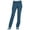 Caribbean Blue, variant on Cherokee Iflex Women's Scrubs Pant Mid Rise Straight Leg Pull-On CK002