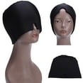 thumbnail image 3 of Gorro para aliviar el dolor de cabeza, terapia de frío y calor para migrañas, compresión de 360 grados, reutilizable para dolores de cabeza, alivio de la presión. MFZFUKR BST2000698-1, 3 of 6