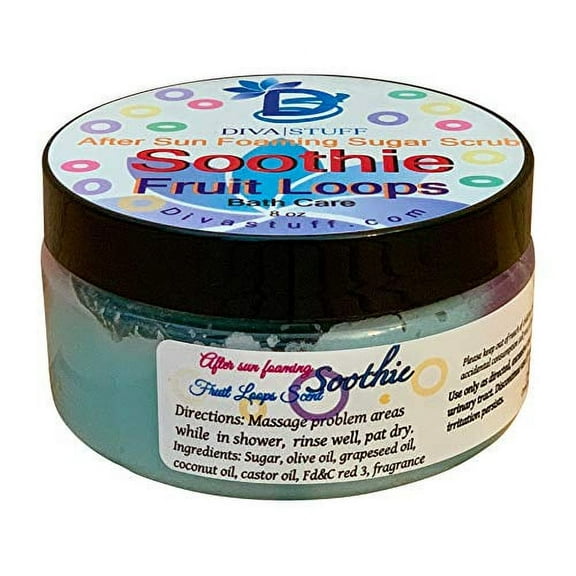 Fruit Loops Scent After Sun Foaming Sugar Scrub, by Diva Stuff
