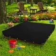thumbnail image 5 of COVERS&ALL Sandbox Cover 18 Oz Waterproof - Sandpit Cover 100% Weather Resistant with Metal Grommets (70" W x 70" D x 8" H Inches, Black), 5 of 7