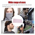 thumbnail image 4 of kurtrusly Cagoule Sans Couture Bandanas Écharpes Anti-Poussière Unisexe Couleur Hip Pop Protection Bouche pour Cyclisme Extérieur Randonnée Escalade Rose, 4 of 6