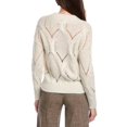 thumbnail image 2 of Peserico womens  Open Knit Cable Alpaca & Wool-Blend Sweater, 38, White, 2 of 3