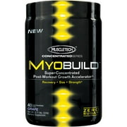 MuscleTech Concentrated Series MyoBuild Super Concentrated Post-Workout Growth Accelerator Grape Dietary Supplement Powder, 0.71 lbs