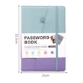 thumbnail image 5 of Guiexla Password Book with Colorful Alphabetical Tabs Hardcover Password Keeper Book for Internet Passwords Website Addresses Notebook for Home Office, 5 of 8