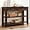 B-espresso, variant on 42inch Mid-Century Wood Console Table with 2 Drawers and 2 Bottom Shelf Sofa Table Solid Wood Sideboard(Espresso)