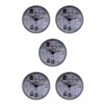 thumbnail image 3 of maskred Compact Wall Clock with Powerful Suction Cup Water Resistant for Bathroom Kitchen Black 75 x 35mm 5Set, 3 of 6