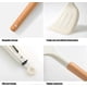 thumbnail image 3 of Silicone Kitchen Utensil Set, Kitchen Utensils 10 Pcs Cooking Utensils Set with Storage Bucket, Wooden Handles Cooking Tools Colander Tongs Spatula Sp, 3 of 5