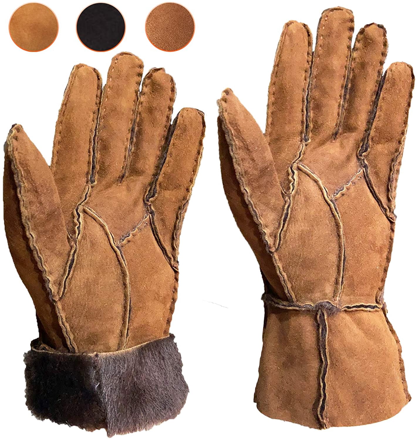 wool lined waterproof gloves