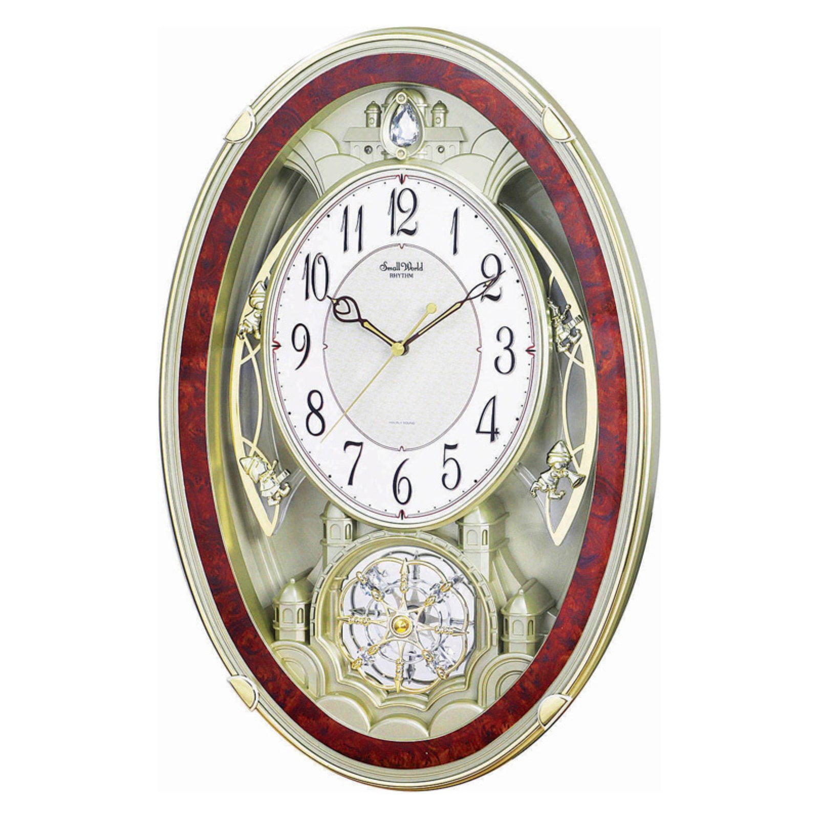 Rhythm Usa Enchantment Wall Clock Walmartcom Walmartcom