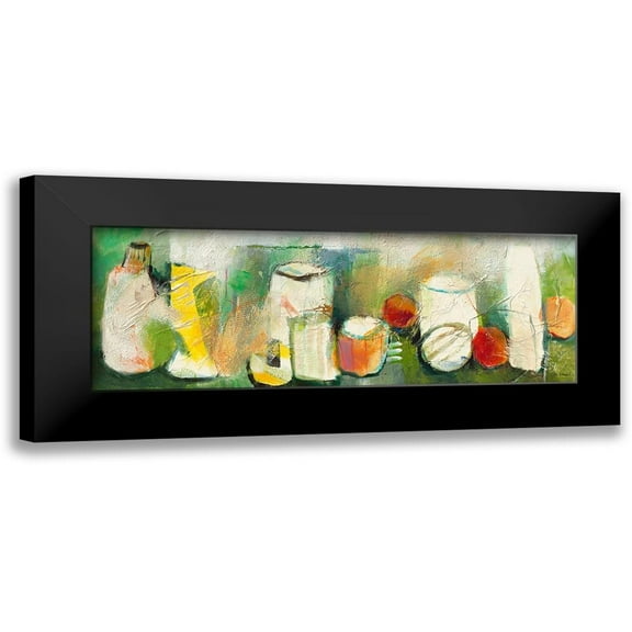Daniel, Manuela 14x7 Black Modern Framed Museum Art Print Titled - Stillleben III
