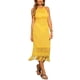 thumbnail image 1 of INSPIRE CHIC Vestido de playa sin mangas con cuello halter y transparente de ganchillo para mujer XS Amarillo, 1 of 6