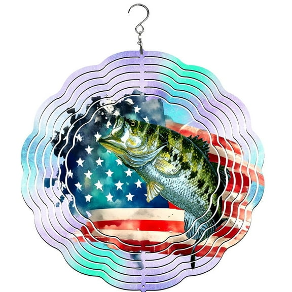 Fish Wind Spinner, Garden Décor, Yard Décor, Porch Decor