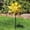 Yellow, variant on 1-PC Wind Spinner Sparkly Lawn Pinwheels, 21*9 In Plastic Reflective Pinwheels for Party Decorations/Yard/Garden, Rainbow Garden Windmill , WaterProof Plastic Windmill Wheel