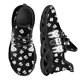 thumbnail image 1 of Zapatillas negras con estampado de dientes de dibujos animados para mujer, zapatos planos con cordones, zapatos de dentista, calzado transpirable de primavera para mujer, 1 of 6