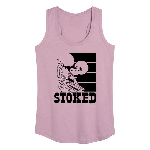 Peanuts - Stoked - Women's Racerback Tank Top