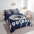 thumbnail image 3 of jejeloiu Football Game Gaming 7-Piece Twin Bedding Sets,American Rugby Helmet Bedding Comforter Set For Ball Lovers Reversible, 3 of 8
