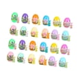 thumbnail image 4 of Huevos de Pascua precargados, rellenos para cestas de Pascua, juguetes interactivos 24 piezas, 4 of 9