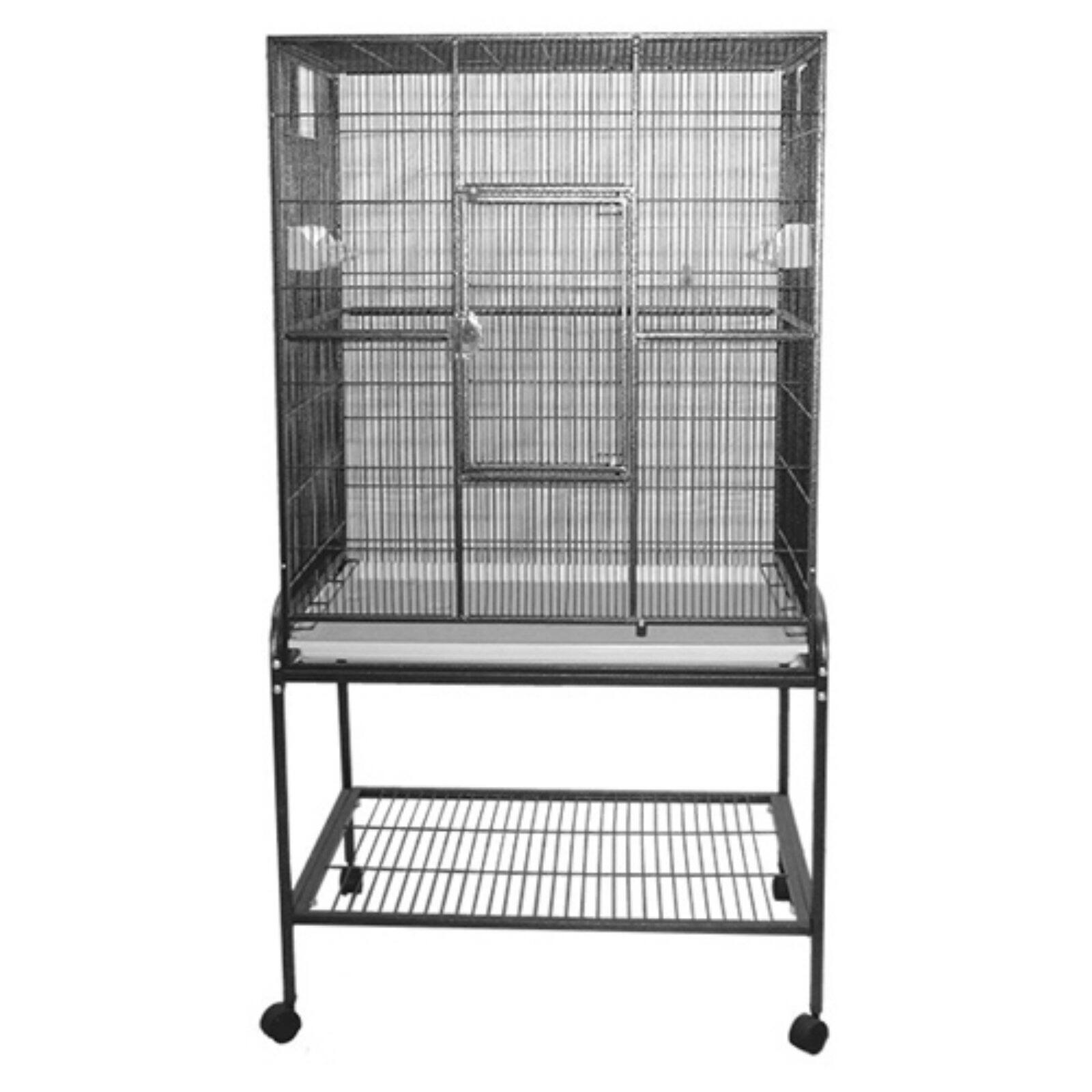 A and E Cage Co. Wrought Iron Flight Cage-Platinum - image 3 of 4