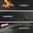 thumbnail image 4 of 36" Fire Pit Mat for Solo Stove Bonfire, Round Fireproof Under for Outdoor Grill, Portable Camping Stove Mat for Solo Stove Accessories, 4 of 4