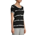 thumbnail image 2 of Secret Treasures Essentials Women's and Women's Plus Crew Neck Sleepwear Top, 2 of 6