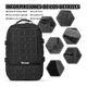 thumbnail image 2 of Mochila Táctica Militar Portátil Mutiluso Negro, 2 of 4
