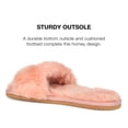 thumbnail image 4 of Journee Collection Womens Dawn Comfort Insole Slip On Slide Open Toe Slippers, 4 of 6