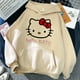 thumbnail image 2 of Sudadera con capucha de los años 90, sudadera gótica Y2k, sudadera con capucha de Hello Kitty, sudadera de anime japonés, sudadera de Sanrio, ropa, tops, sudadera, ropa de calle, 2 of 5