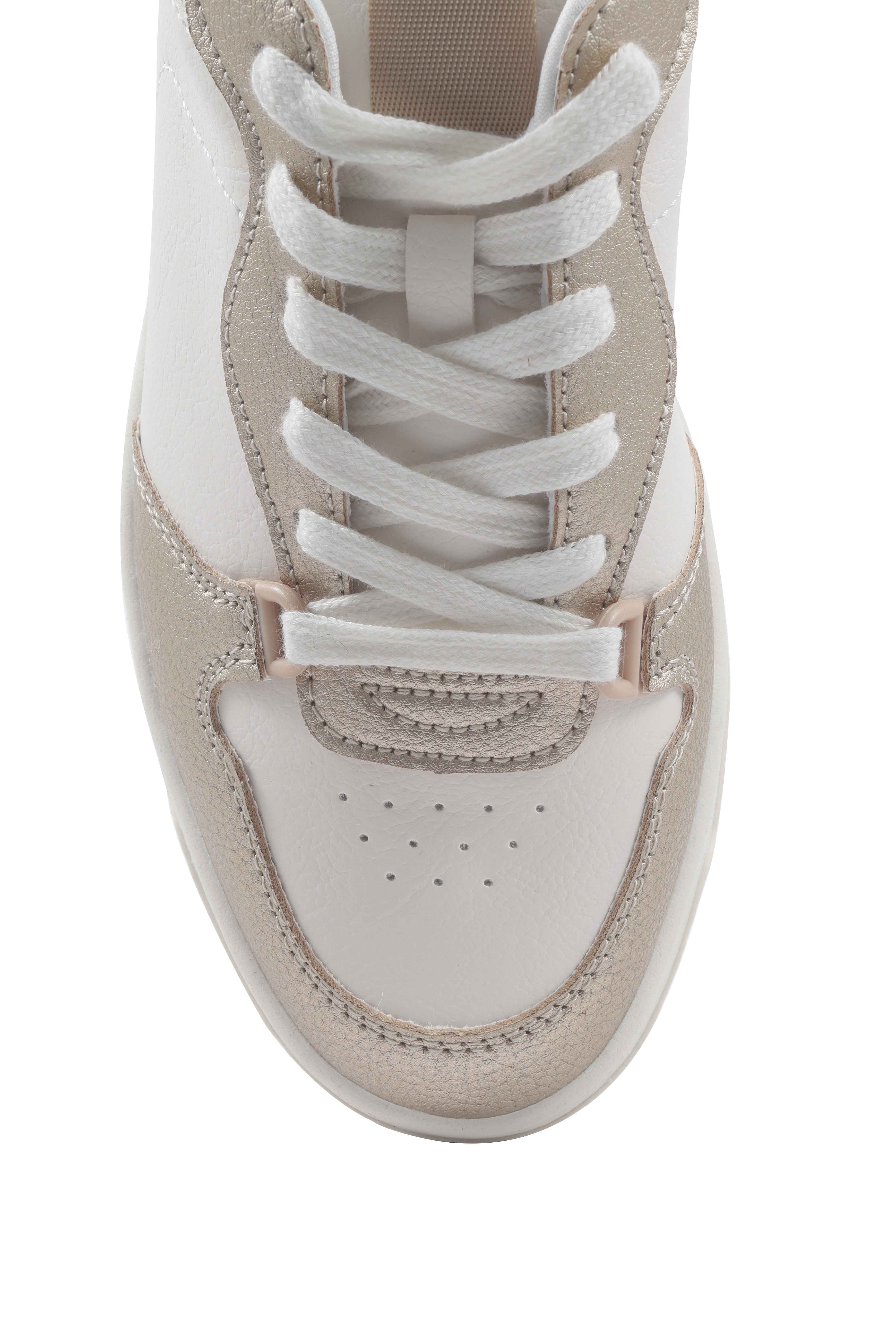 No Boundaries Women's Lace Up Court Sneakers
