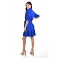 thumbnail image 3 of Vestido Camisero con Volantes Roman Fashion Juvenil 2386 Azul Rey Talla M, 3 of 5