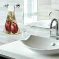 thumbnail image 7 of Apples Hand Towels Set of 2 Soft Absorbent Kitchen Hanging Towels Dish Cloths Bathroom Hand Towels with Loop & Hook for Kitchen Bathroom Wash cloth, 7 of 7
