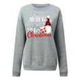 thumbnail image 4 of PVCS Noël Femmes Décontracté Manches Longues O-Cou Imprimé Sweat-Shirt Tops, 4 of 4