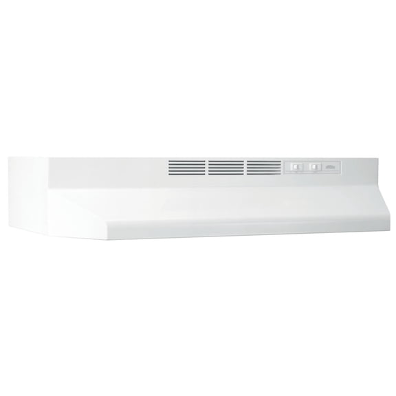 Broan 24-Inch Ductless Under-Cabinet Range Hood, White