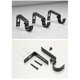 thumbnail image 4 of Adjustable Curtain Rod Bracket Curtain Rod Hooks for Living Room Bedroom and, 4 of 5