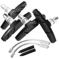 thumbnail image 1 of ORUYROP Bike Brake Pads Brake Kit Brake Shoes Pads Cable Guide Protector 8 in One 70mm Bicycle V-Brake Pad Set Work with All Shimano Sram MTB V-Brake System 2pairs(4pcs), 1 of 7
