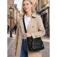 thumbnail image 3 of Deago Crossbody Bags for Women Pocketbook Soft PU Leather Ladies Purses and Handbags Multi Pocket Shoulder Bag with Adjustable Strap (Black), 3 of 10