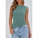 thumbnail image 3 of Camiseta PRETTYGARDEN de canalé sin mangas con manga corta ajustada M, 3 of 8