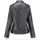 thumbnail image 1 of Chaqueta motera de cuero sintético para mujer, 1 of 1
