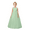 Dusty Sage, variant on Flower Girls Dresses for Wedding Satin Tulle Princess Pageant Dress Kids Pearls Prom Ball Gowns with Bow-KnotRoyal Blue（8 -9Years）