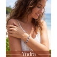 thumbnail image 3 of Yndra CZ Tennis Bracelet for Women,Rainbow Crystal Bracelet, 18K White Gold Plated Colorful Stone Bracelet,Elegant Jewelry Gift for Her, 3 of 8