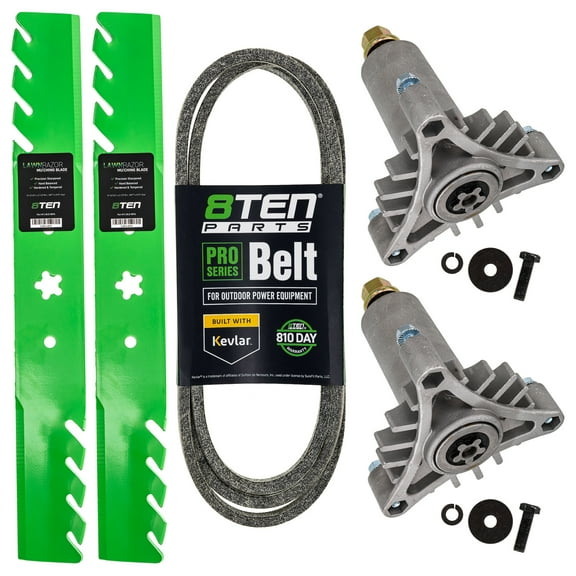 8TEN Blade Spindle Belt Kit for Husqvarna 38 inch LR125 MK1005451