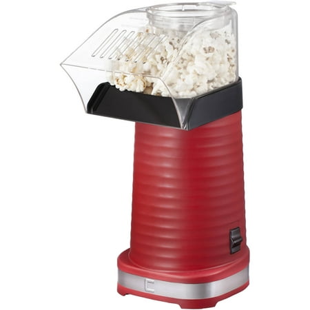 chefman air pop popcorn maker, makes 12 cups of popcorn, includes measuring cup and removable lid, dishwasher-safe - (Best Way To Make Popcorn At Home)