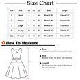 thumbnail image 3 of FcBaudy Camisole Sans Manches Robe Col en V, Robes d'Été pour Femmes, Robes pour Femmes Robe à Bretelles Irrégulière à Cordon Robe à Bretelles Col en V Robe pour Femmes, 3 of 3