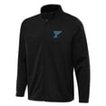 thumbnail image 2 of Men's Antigua Black St. Louis Blues Links 2 Full-Zip Golf Jacket, 2 of 3