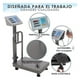 thumbnail image 3 of Bascula Electronica Comercial Industrial Digital 150 Kg 110v Uso Rudo Acero Vasculas Industriales Digitales Plataforma Recargable Mastil De Apoyo Acero Inoxidable, 3 of 4